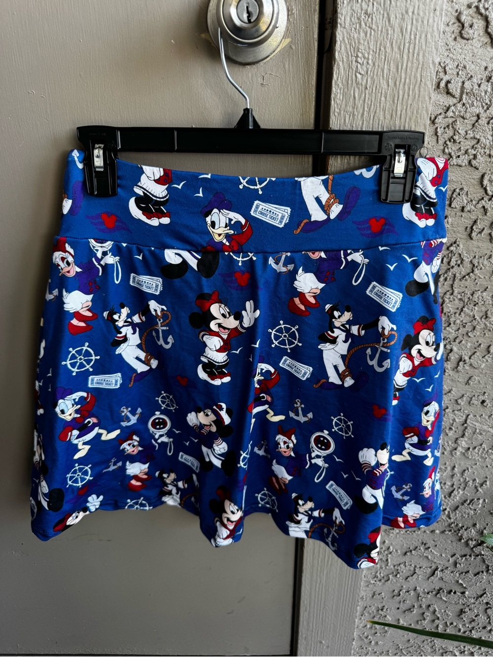 Custom Disney Character Cruise Skort M New No Tags